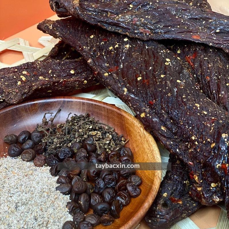 Thịt trâu gác bếp tại An Giang