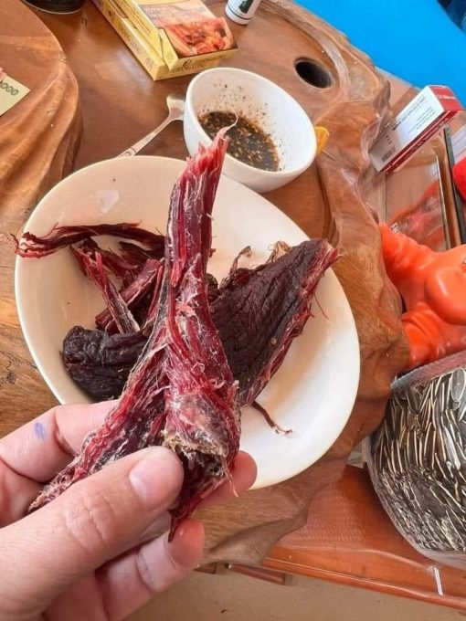 Thịt trâu gác bếp tại Ngô Quyền