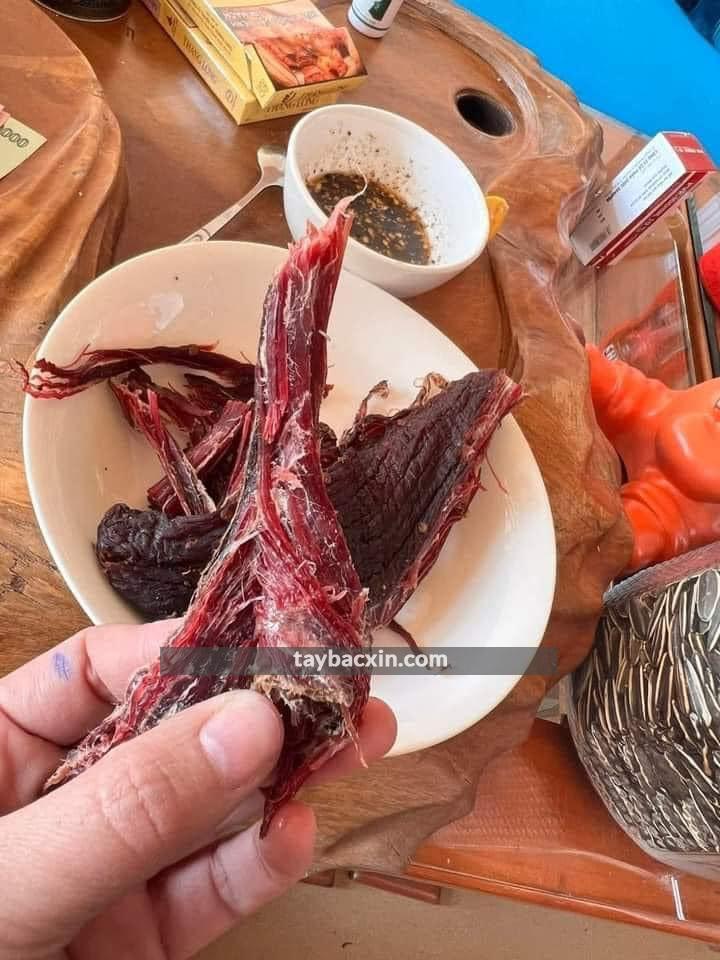 Thịt trâu gác bếp tại Ngô Quyền