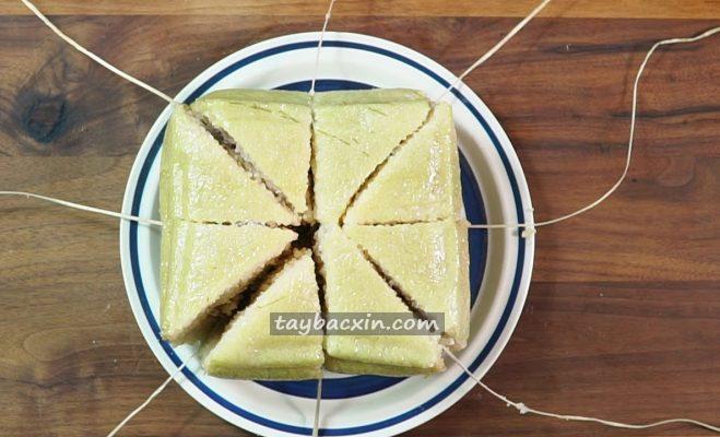 Cắt bánh chưng nên dùng lạt hay dao thì tốt hơn