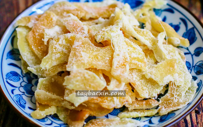 Thành phần dinh dưỡng trong mứt gừng